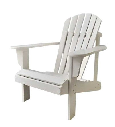 White hardwood chair